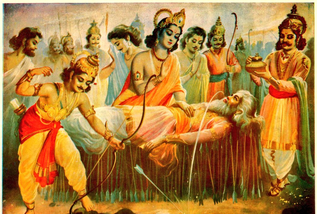 IndiaArtHistory's tweet image. Pitamah #Bhishma on Bed of Arrows in the Indian Art form. 🎨

The lesson from the life of Bhishma is NEVER make Promise which you Regret later. Always keep a door of EXIT open.

Be extremely careful while signing a Contract. 😇👍

#Mahabharat #Life #Lessons