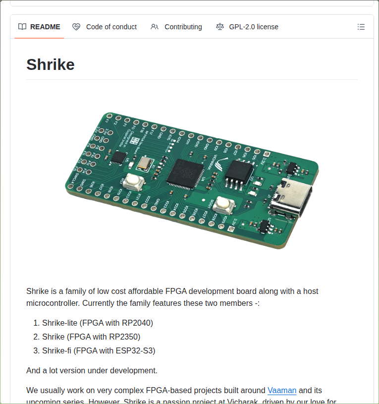 Low cost FPGA boards with integrated MCUs

github.com/vicharak-in/sh…