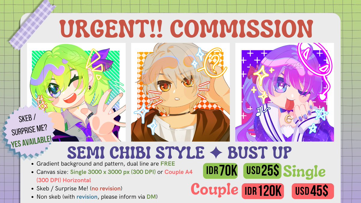 Miraiis.✦ ݁˖ URGENT COMMISSION❗💦 tweet media