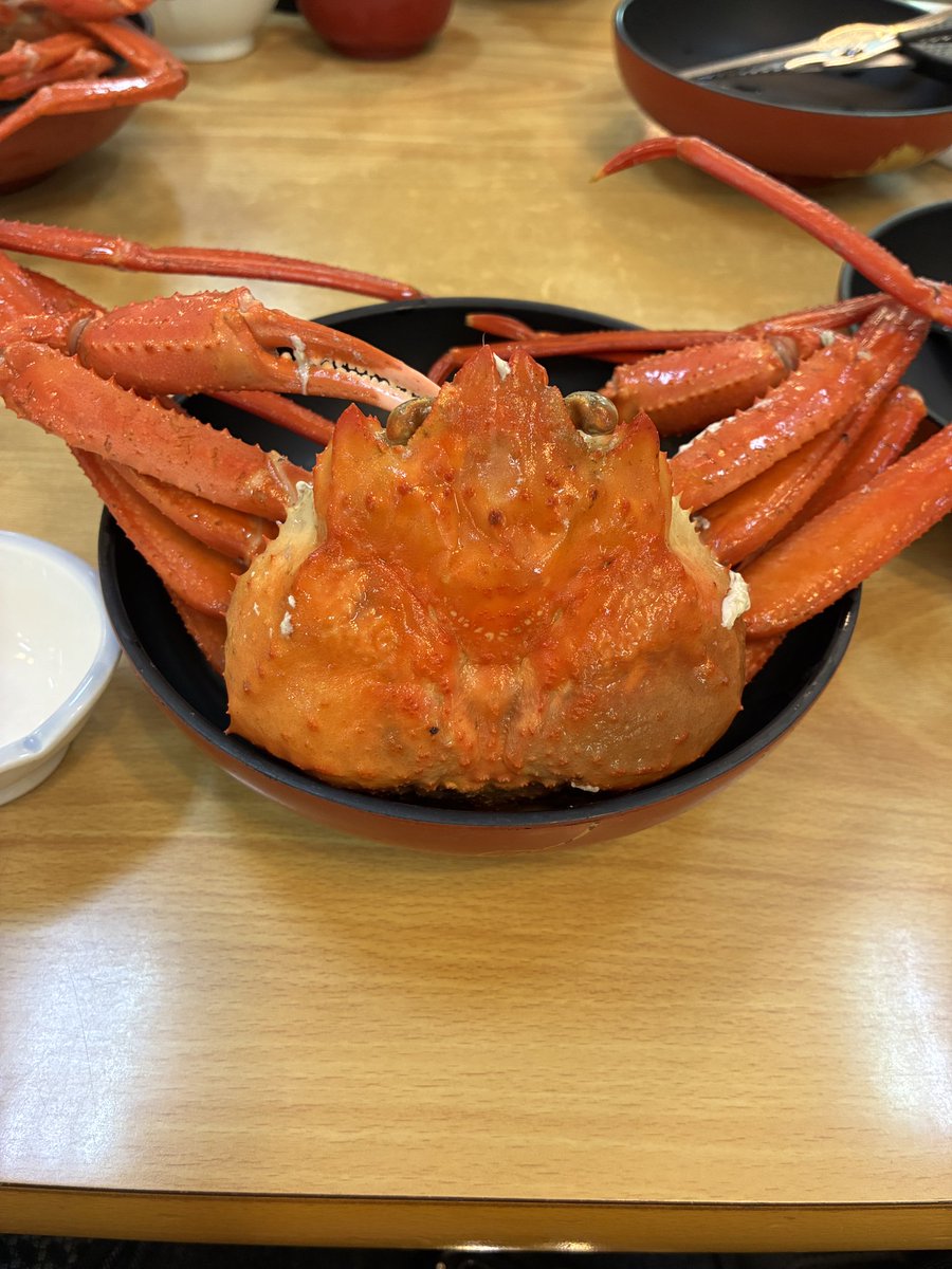 koss_z's tweet photo. 今日は寺泊でランチ！
カニ定食！ https://t.co/DbfJlLUrd3