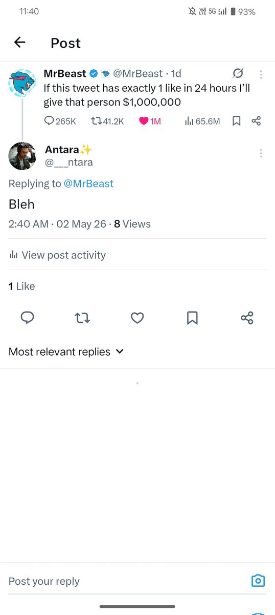 ___ntara's tweet photo. Where is it @MrBeast https://t.co/wlqCzWcjdl