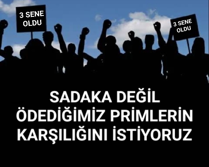 Tam 36 aydır yarım maaş alıyoruz. Cumhuriyet tarihi boyunca #EmekliMemur maaşlarının ödenmediği hiç görülmedi.
#Hükümet maaşımızın yarısını 3 senedir ödemiyor!
Açlıktan ölmek için mi milyonlarca lira prim yatırdık?
#MemurEmeklisineAdalet