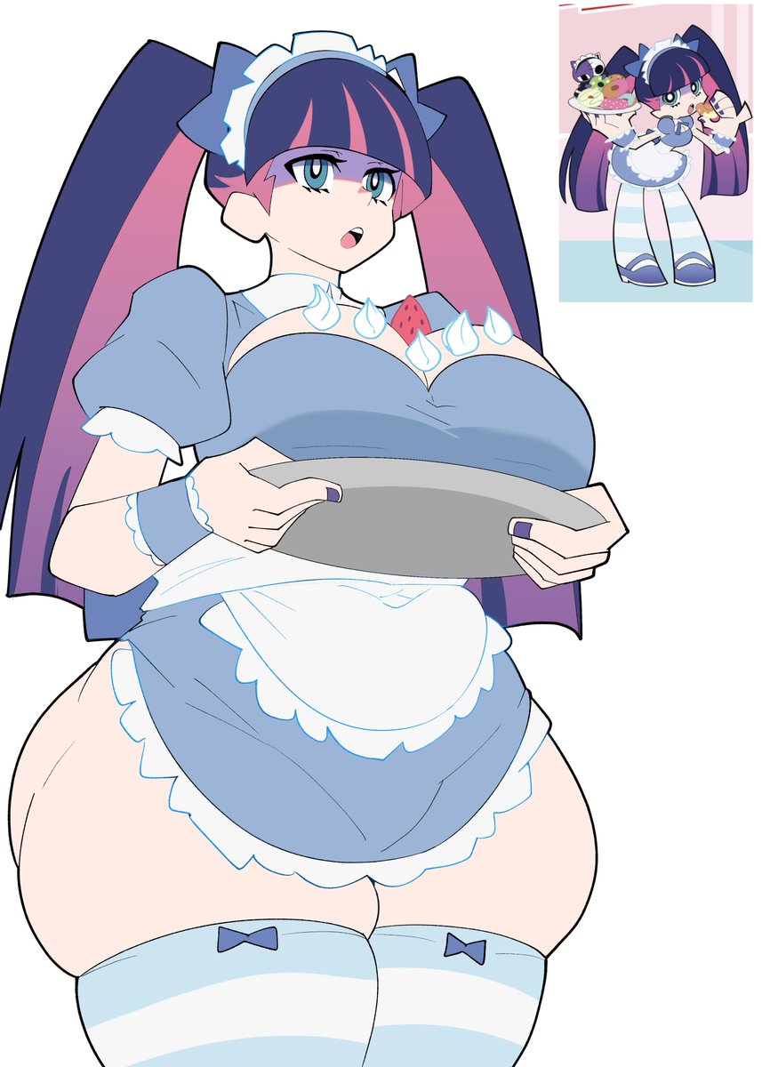 WIP of maid cafe Stocking (based on official outfit )