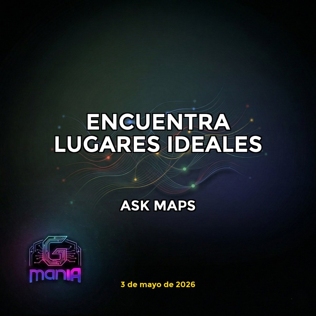 GmaniaPod's tweet image. Conoce Ask Maps. Integrado en Google Maps, usa IA para entender tus preguntas con lenguaje natural. Di adiós a los filtros rígidos. Pregunta directamente: "restaurante romántico con opciones veganas y vistas".
#AskMaps #InteligenciaArtificial #GoogleTips