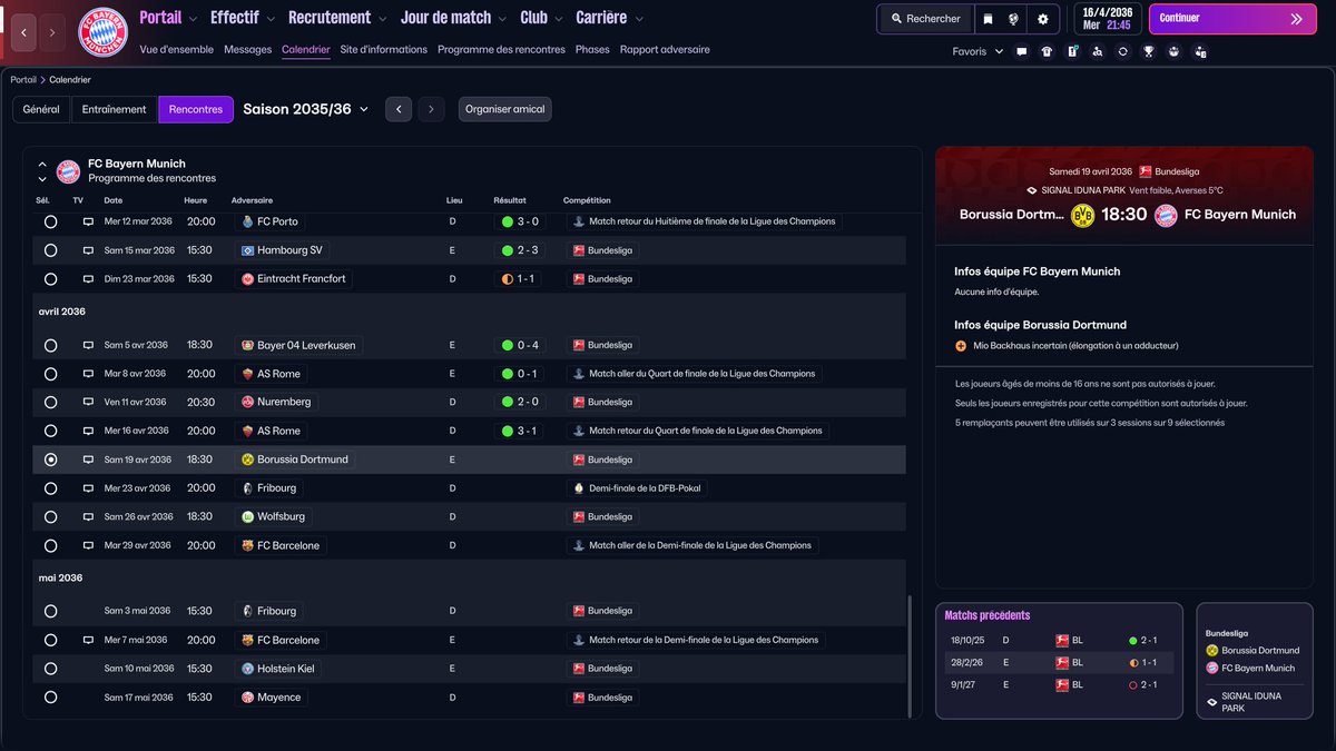 C'est le #MorningBraco ⏰

[S11] #EuropeTour 🇪🇺

Jamais 2 sans 3, imagine une 3ème finale de <a href="/ChampionsLeague/">UEFA Champions League</a> de suite mais on veut pas une 3ème défaite 😌

📺twitch.tv/bracodu88

De bonne heure et de bonne humeur ☕️

#FM26 #FootballManager