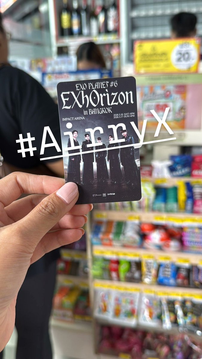 Aei_Y_L's tweet photo. ปล่อยแล้วนะคะ 
Enjoy the concert ka
#EXhOrizon_in_BANGKOK https://t.co/eLmOJyHGoU