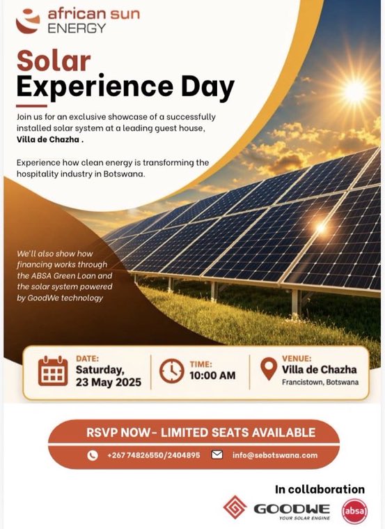 Sustainable Energy Botswana tweet media