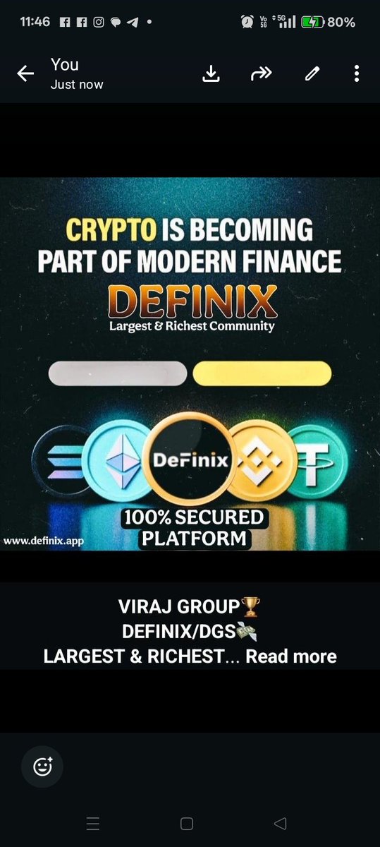 RajeshShar60230's tweet photo. @jangra_hri91902 @ArvindSont23452 @2025Hritik 
@DefinixApp 
@rajp11073 
@Surendrasi84739 
@GIRIVINI2006 
#CryptoWallets 
#cryptocurrency 
#CryptoTradding https://t.co/sb6UEFX7rU