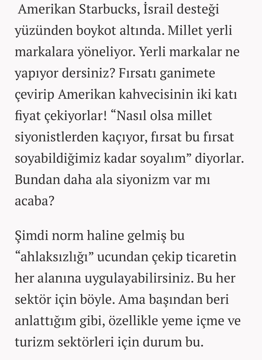 b01b18df4df3470's tweet image. #boykot #starbucks #ticaret #esnaf #esnafbatıyor