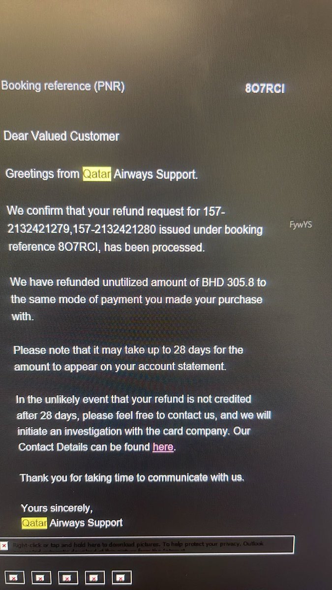 RawanNot's tweet photo. @cummings_g58335 @qrsupport have requested a refund for the cancelled flight it’s been almost a month and we haven’t received anything yet please assist in this we need the money to rebook other flights https://t.co/zfK5zhEcvd