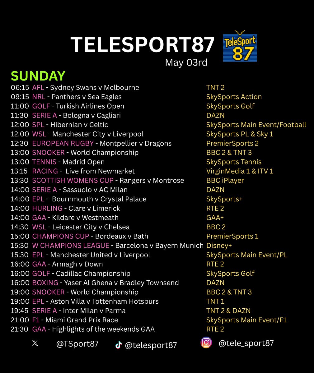 TeleSport87 tweet media