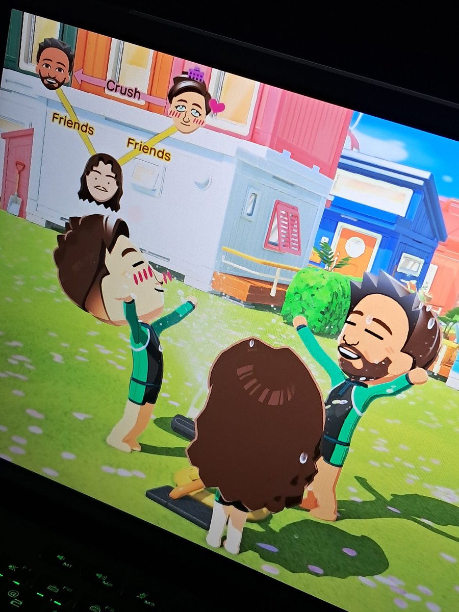 cement426's tweet photo. i love tomodachi life zohran mamdani kurtis connor and danny gonzalez are playing in the sprinklers together https://t.co/7feT36ldxY