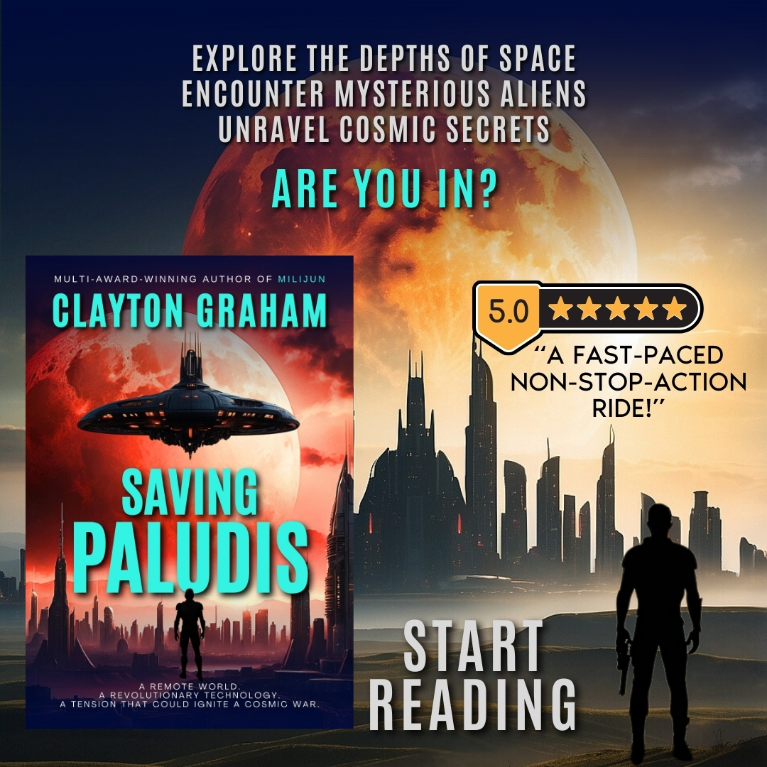 CGrahamSciFi's tweet image. An emotion gripped journey into the future.
MULTI-AWARDED HIGHLY RATED SPACE OPERA 'SAVING PALUDIS'
rxe.me/ZBTKZX
"This is a novel any fan of science fiction will enjoy from beginning to end."
#scifi #SpaceOpera #mustread #readers #bookworms #kindle #SFF #ian1