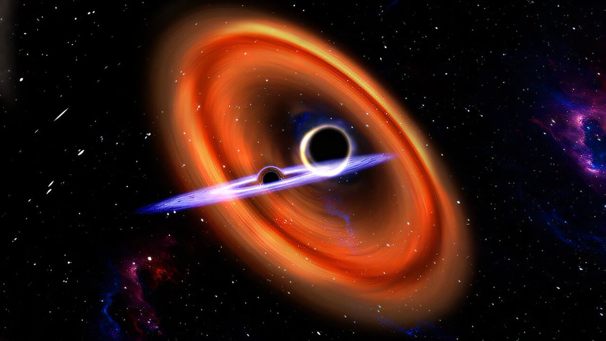 talius's tweet photo. Astronomers find #evidence for #three #subpopulations of #merging #blackholes 

Study of LIGO-Virgo-KAGRA data shows binary black holes fall into 3 categories w/ unique mass, spin, merger rates, suggesting they form through different mechanisms. https://t.co/bDte543dZh https://t.co/EiLnRRPOrC