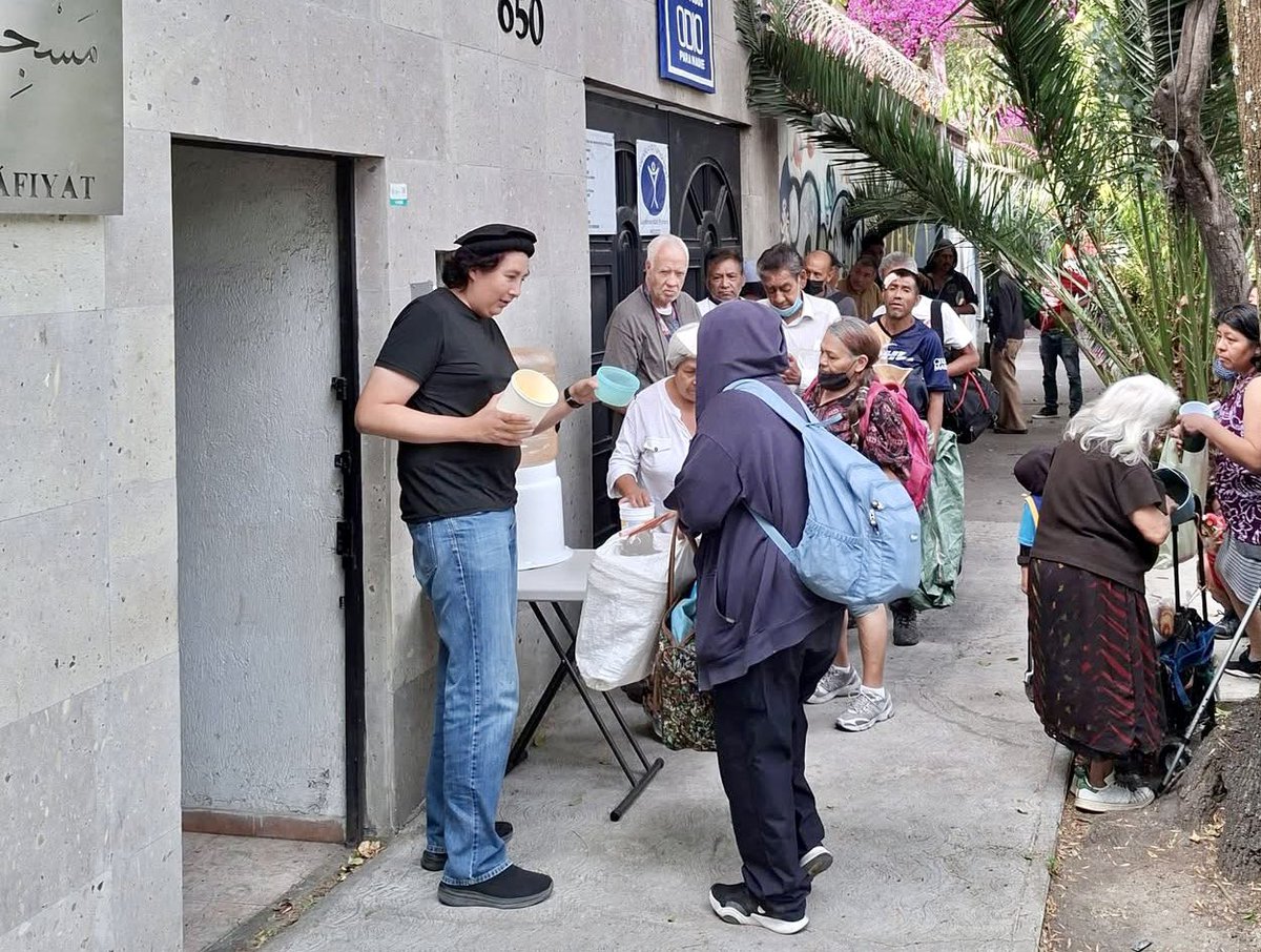 HFI1995's tweet image. Grateful to our teams in #Mexico who cook and distribute #food from 2 centres every weekend for vulnerable people