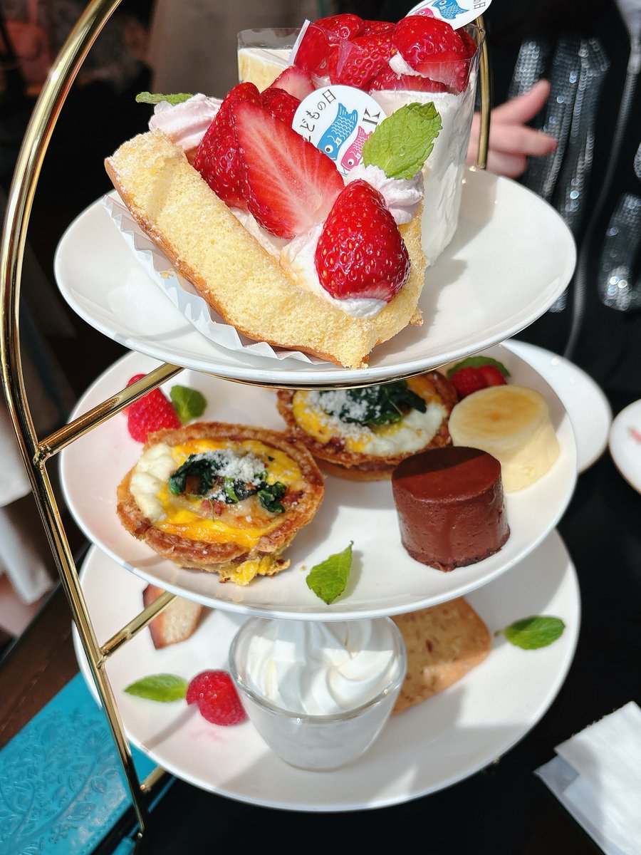 きのとやでアフタヌーンティー☕️してきた😆