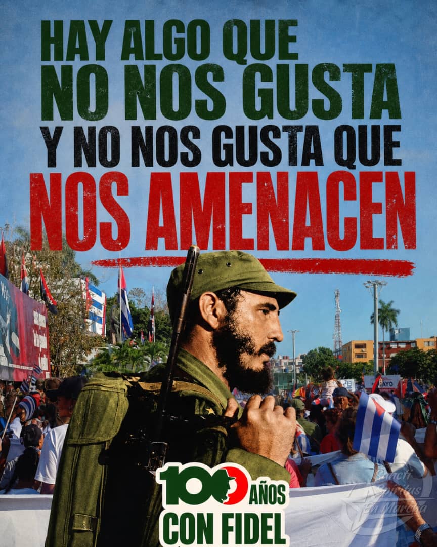 . #LaPatriaSeDefiende
#SanctiSpíritusEnMarcha 
#Cuba .