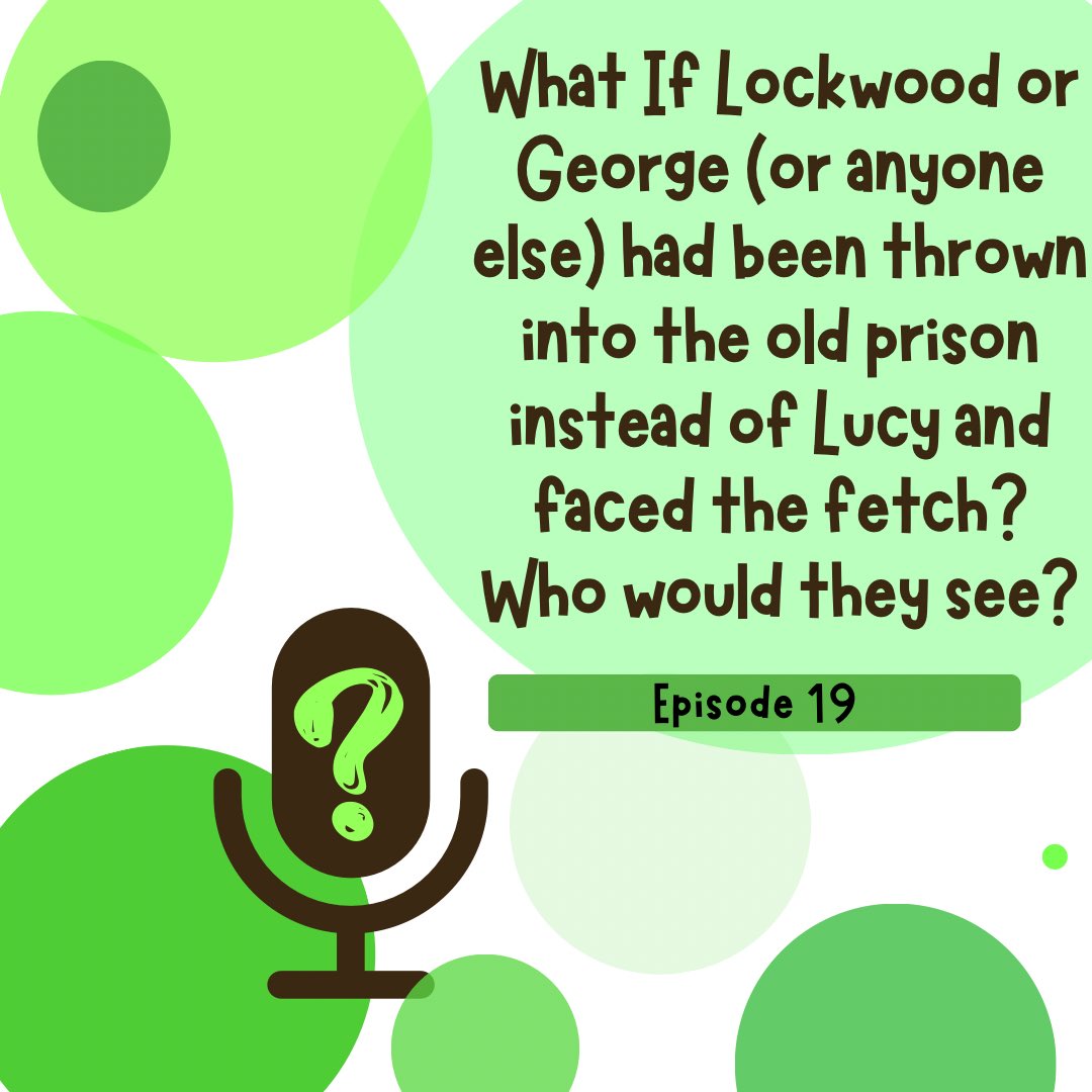twobestiesread's tweet image. This past episode’s #WhatIf question is a sad one! Who do you think each character would see as the fetch if they had been thrown into the old prison ruins instead of Lucy?! 

Would #Lockwood see Jessica or Lucy? Which is more tragic? Let us know in the comments below! 

#TBR