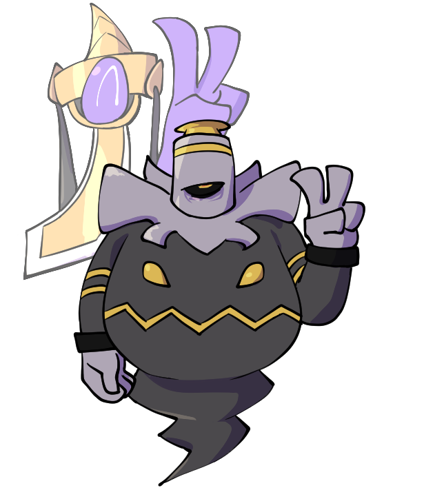 more old art repost can you guys take a look at my dusknoir and aegislash