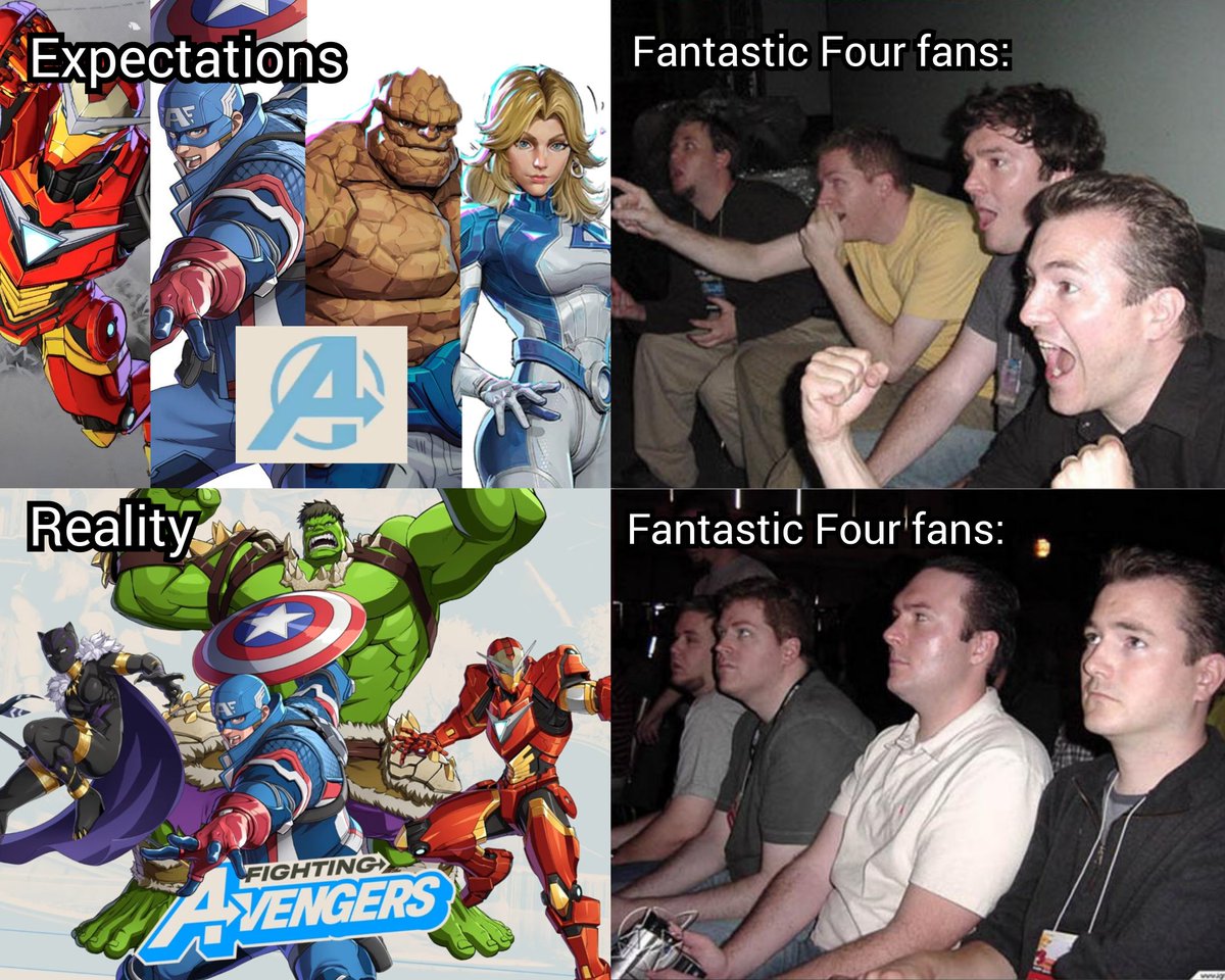 Giro004's tweet image. Our expectations are too far, many fans think "the Avenger" and "Fantastic Four" are one team because this logo.

#MarvelTokonFightingSouls #TheAvenger #FantasticFour #Marvel