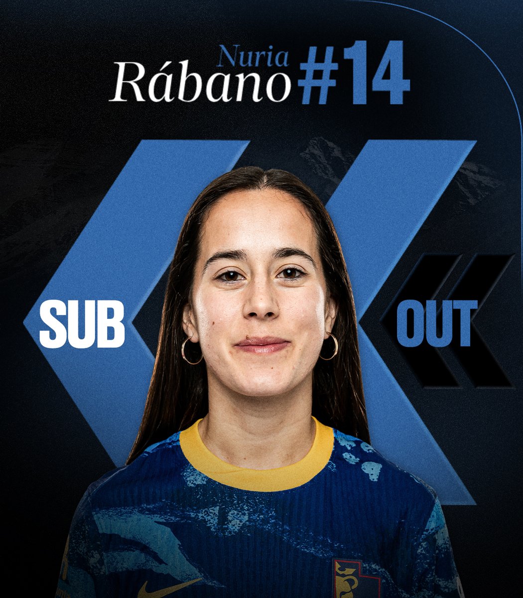 Nuria Rabano Terminated 54’ | Miyabi enters for our first change of the night #LAvUTA | 0-1