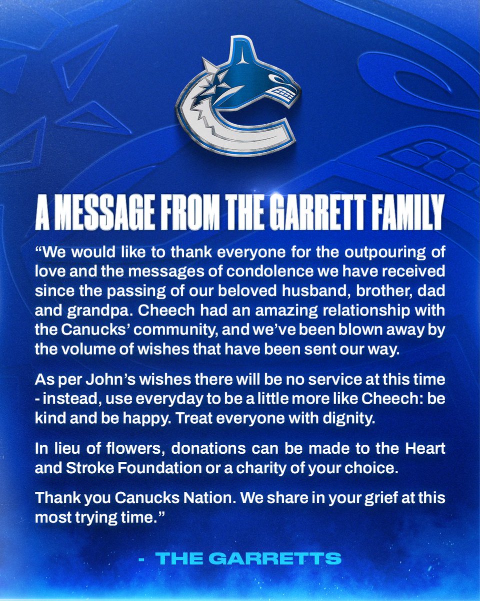 Vancouver Canucks tweet media