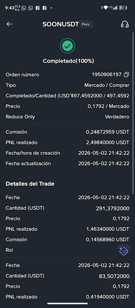 jleandro46's tweet photo. Hoy fue un día de mucho aprendizaje con $SOON. 📈
​Logré cerrar 5 operaciones positivas analizando tendencias en temporalidades mayores. El mercado no es fácil, pero con paciencia y estudio se van viendo los frutos.
​¡Tarea terminada! Mañana seguimos. ✅
​#Trading #SOON #Binance https://t.co/9s9PfW476y