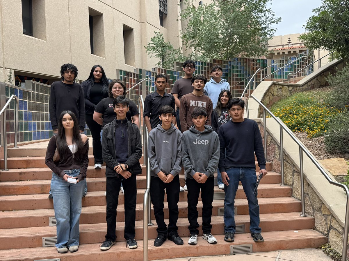 DrEscamillaEPCC's tweet photo. It was a joy to welcome prospective @EPCCNews |@UTEP Engineering Academy students &amp; families at UTEP today. Students learned about the Academy, toured UTEP engineering labs, and connected with our Cohort 1 students. Excited that every attendee decided to apply. Welcome, Cohort 3! https://t.co/D6RAXZgMnh