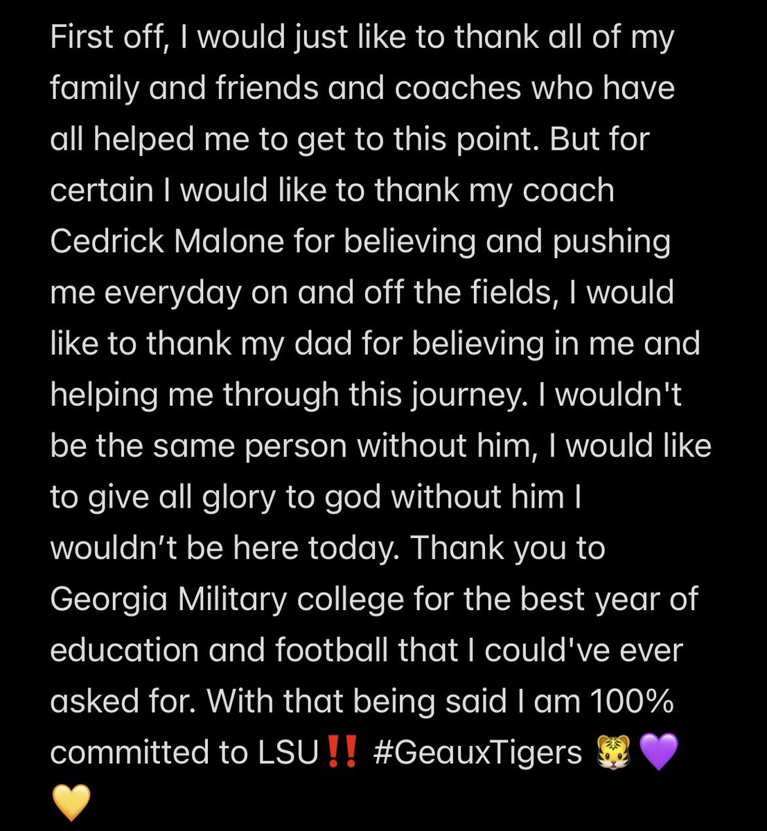 Lavonte”Vonte”Williams tweet media