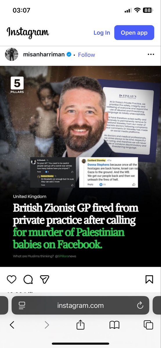 yssdt's tweet photo. @doctor_rahmeh @DHUHealthCare @Leic_hospital @gmcuk @WorkersPartyGB @5Pillarsuk @HCWsAC @IrishhcwforPal @UnityNewsNet @Tracking_Power @georgegalloway @BBGRichie Well just when I thought to dig in to his practice https://t.co/14POVCBV9G