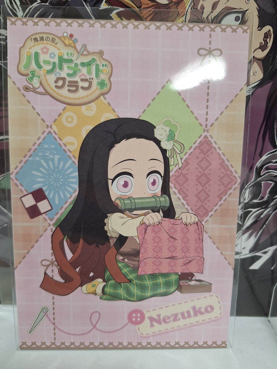 鬼滅の刃　禰豆子 ポストカード 鬼滅の刃 カフェ ピクニック ポストカード 禰豆子 ねずこの通販 by