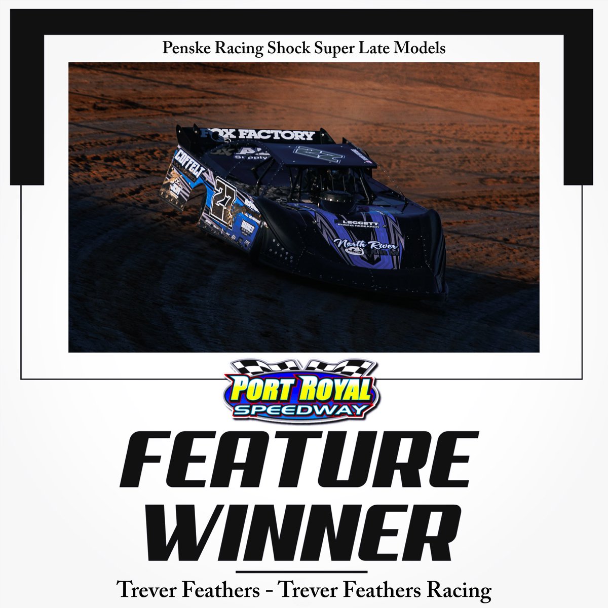 Tonight's @PenskeShocks Super Late Model Feature Winner: