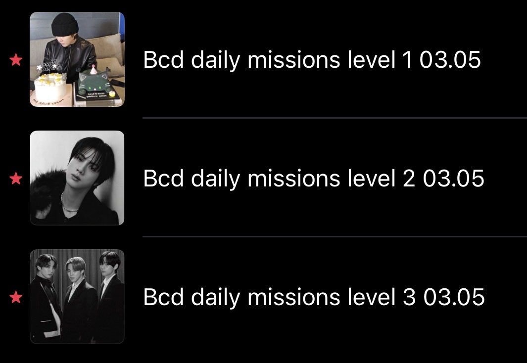 abyssofpeace's tweet image. Apple music

Bcd daily mission updated playlist 03.05(missions are same as yesterday)
#bcd #bcdapp 

Level 1 music.apple.com/in/playlist/bc…

Level 2 music.apple.com/in/playlist/bc…

Level 3 music.apple.com/in/playlist/bc…