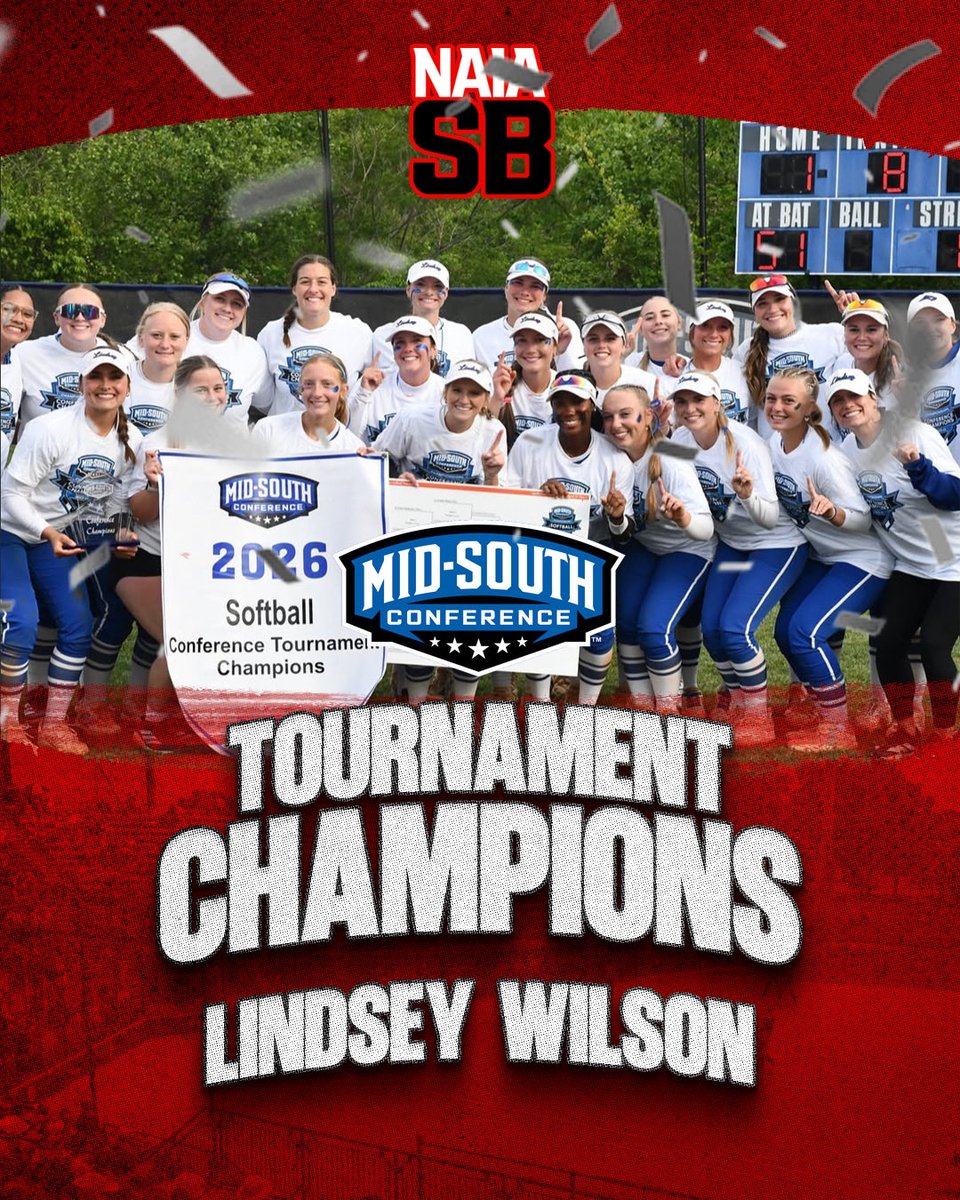NAIASB_'s tweet image. Congratulations to the Lindsey Wilson Blue Raiders on winning the Mid-South tournament!!
#GrowTheGame #TheRightWayToPlay