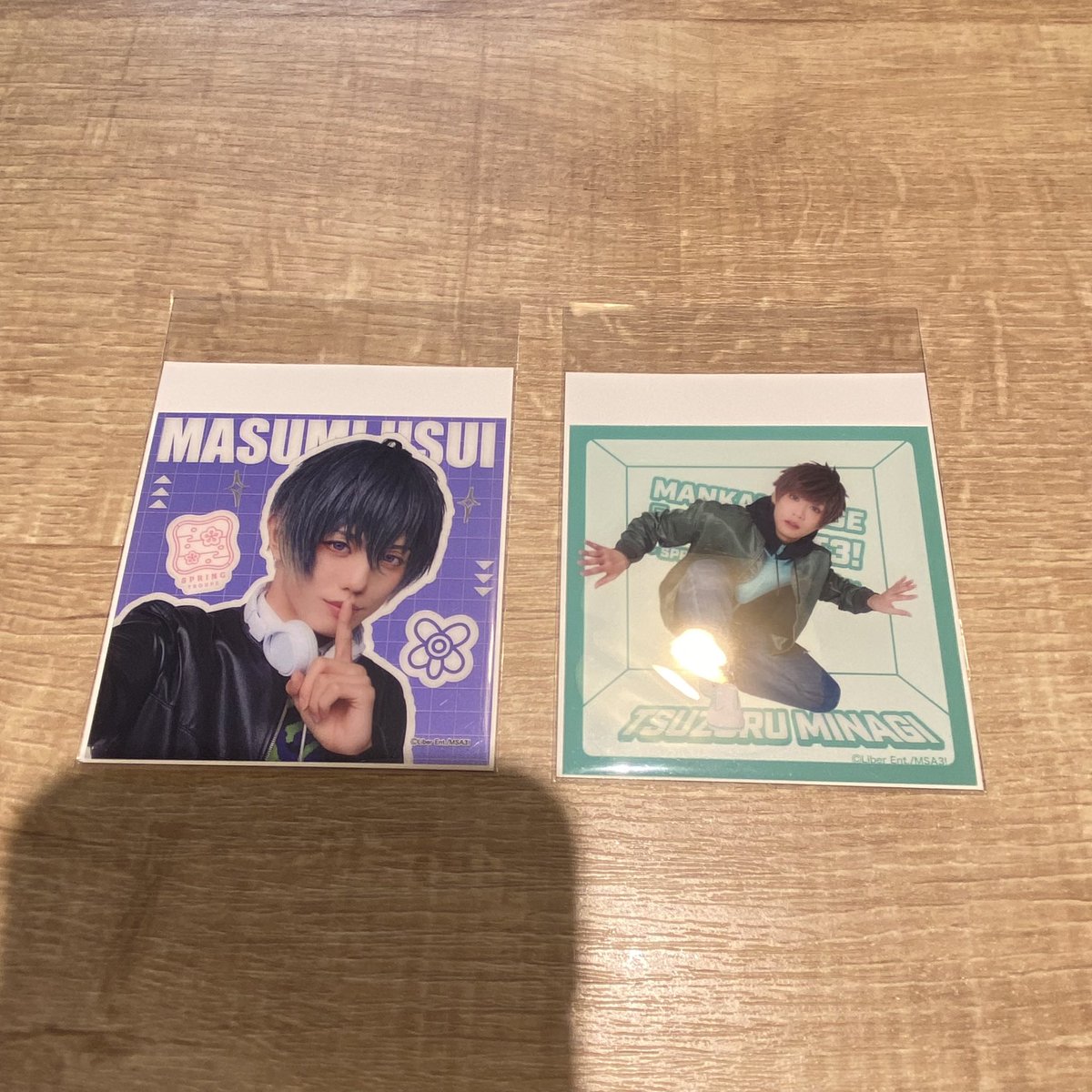 m__ani6817's tweet photo. 【交換】A3 エーステ ACT3 SPRING&amp;SUMMER2026 
ランダム スクエアカード

（譲）箱　綴 1
        アップ　真澄 1

（求)アップ　咲也　シトロン　各1

本日マチソワ前後での手渡し◎
検索からでもお気軽にお声がけください https://t.co/0qJ7kvpiqL