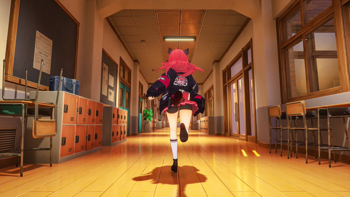 _naonte's tweet image. No running in the hallway

#NTE #NTE写真部