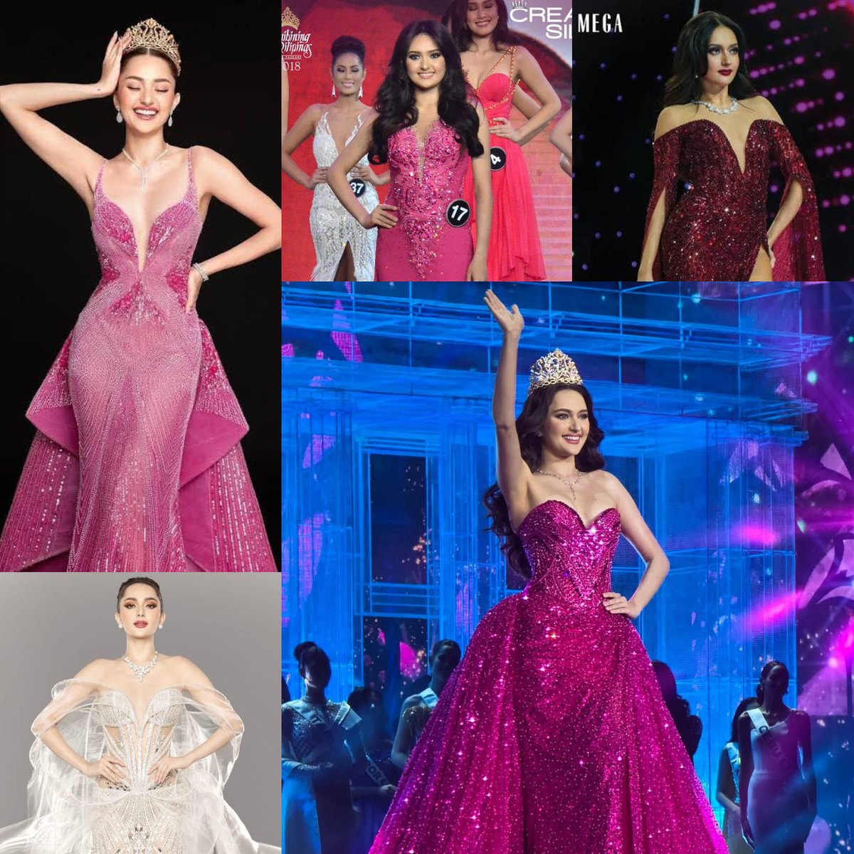 hanuiyi's tweet photo. Not just 2018. The same sparkles she wore in 2024, the overskirt from her 2025 gown, that signature flow & grandeur in her ethereal MU 2025 gown. All her versions came together, like every chapter of her pageant journey closed beautifully last night.
#MUPH2026 #AHTISA #AhtISApa https://t.co/5fMvZjbMTV