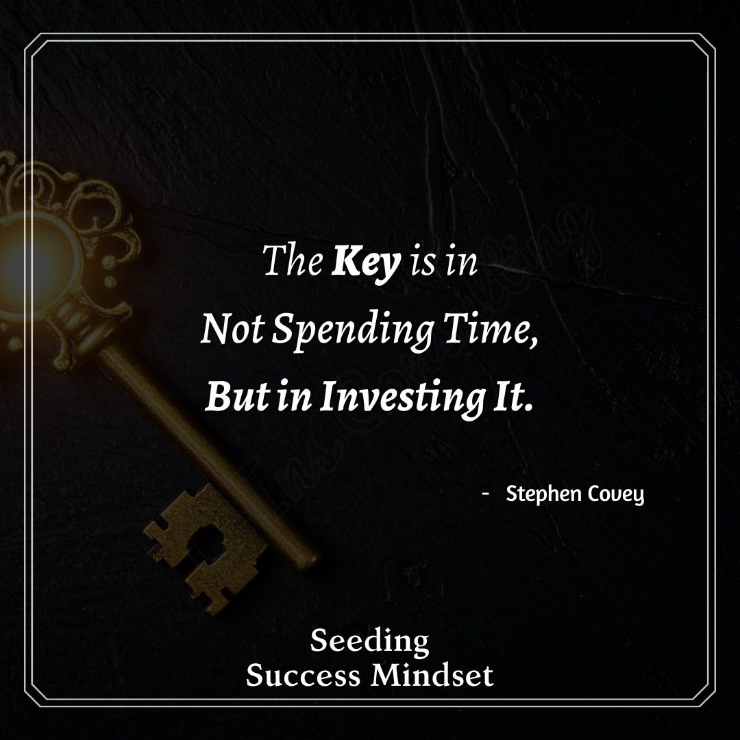 Hamsakvrg's tweet image. Invest 

#successquotes #successmindset #seedingsuccessmindset #successtips  #confidencecoach #personaldevelopment #habits