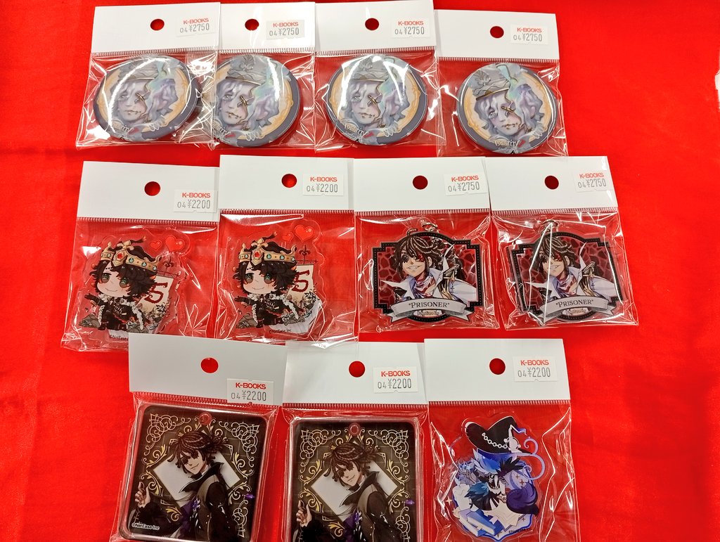 第五人格　バトラーズカフェ　写真家　ビッグアクリルスタンド　1点　新品未開封 入荷情報】 第五人格 IdentityV バトラーズカフェ 折りたたみミラー