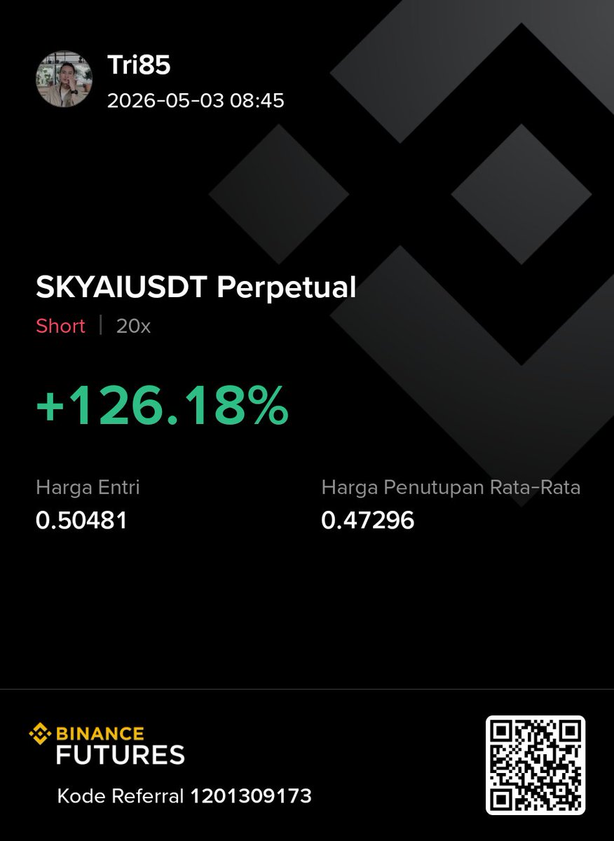 TriHand60073479's tweet photo. Jujur setelah $Bulla #Rave dan coin lainya baru kali ini ngeshort koin micin profit 🤣hahah Alhamdulillah https://t.co/rLqRfW8Xq2