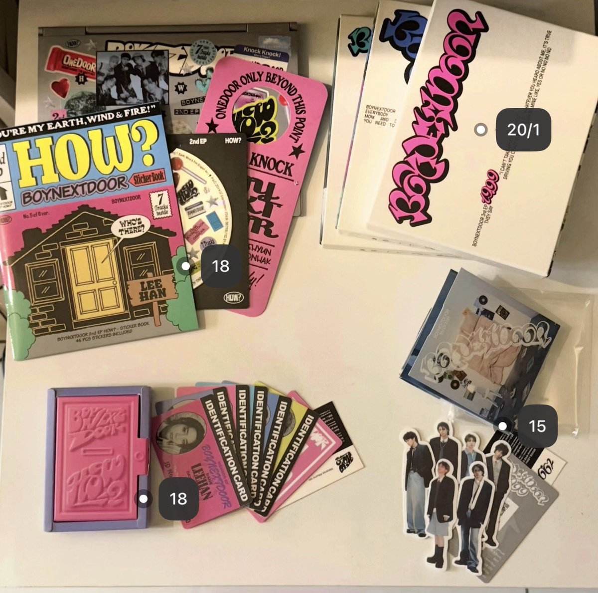 wts boynextdoor photocard and doll (mostly leehan)

-all on hand 
-postage wm rm8

* all can dm me ask for video condition
#pasarBND #pasarboynextdoor #pasarbnd #pasarbonedo