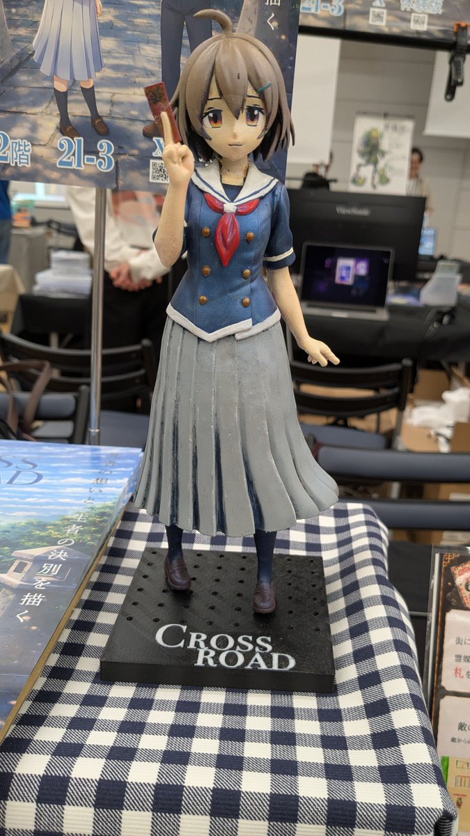 kyomusui's tweet photo. フィギュアを作ってもらいました！是非見に来てください〜 https://t.co/CmoPUPyEor