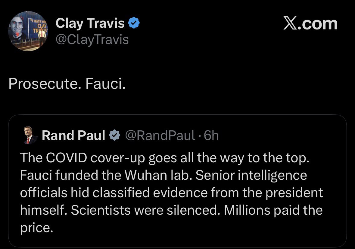 Exposing Clay Travis tweet media