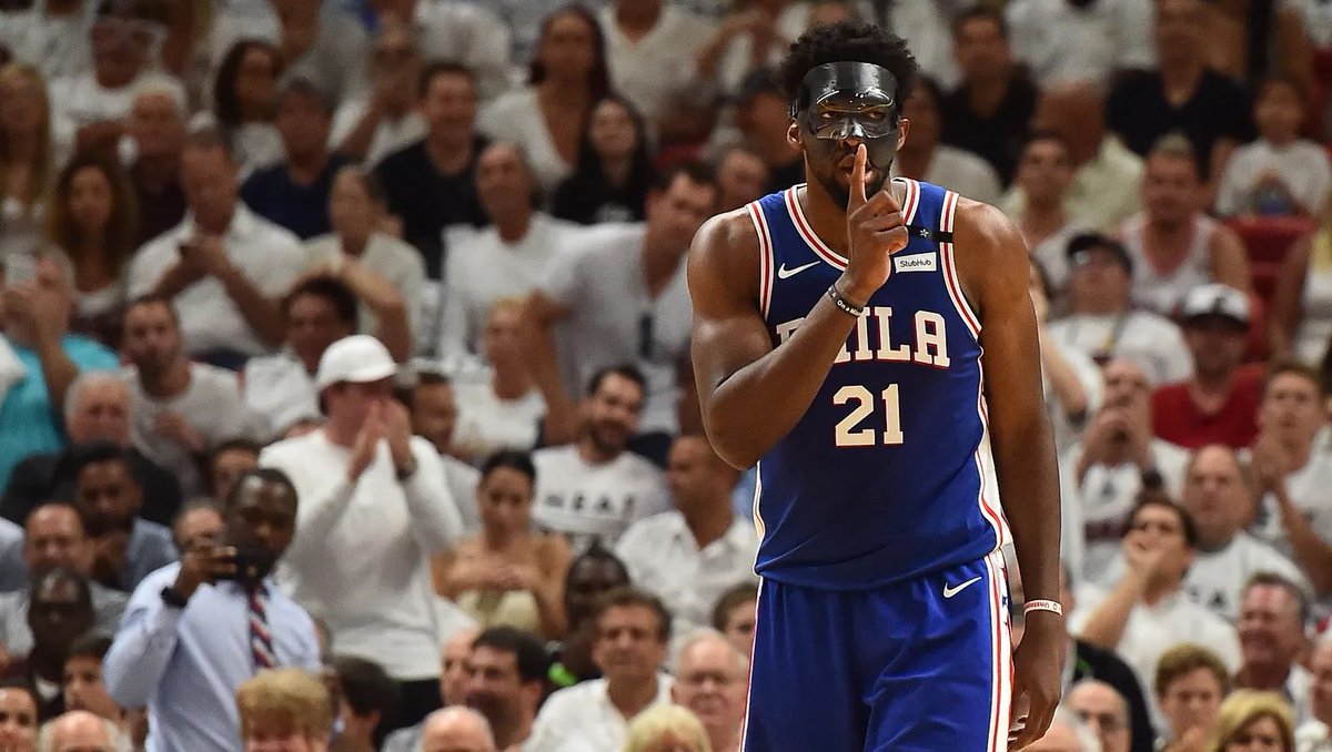 fly3aglesfly_'s tweet image. Embiid showing he’s still the best big man in the NBA at 40% health is crazy.

#NBA #comeback
