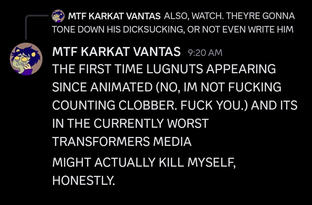 MTF KARKAT VANTAS tweet media