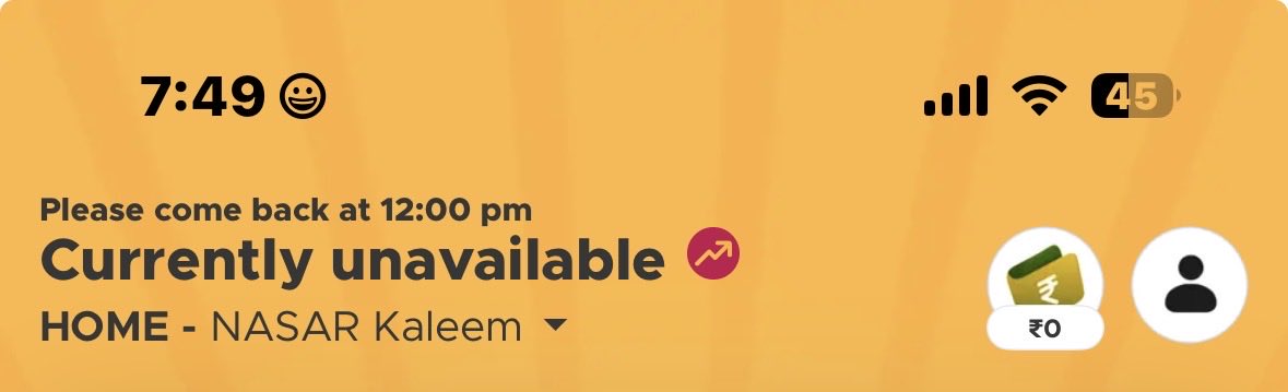 Nasirkaleembhat's tweet image. @letsblinkit @blinkitcares Have you closed your Roop Nagar Jammu store ? No delivery at pin code 181123 Bantalab from last 2-3 days Showing currently unavailable #blinkit #Delivery