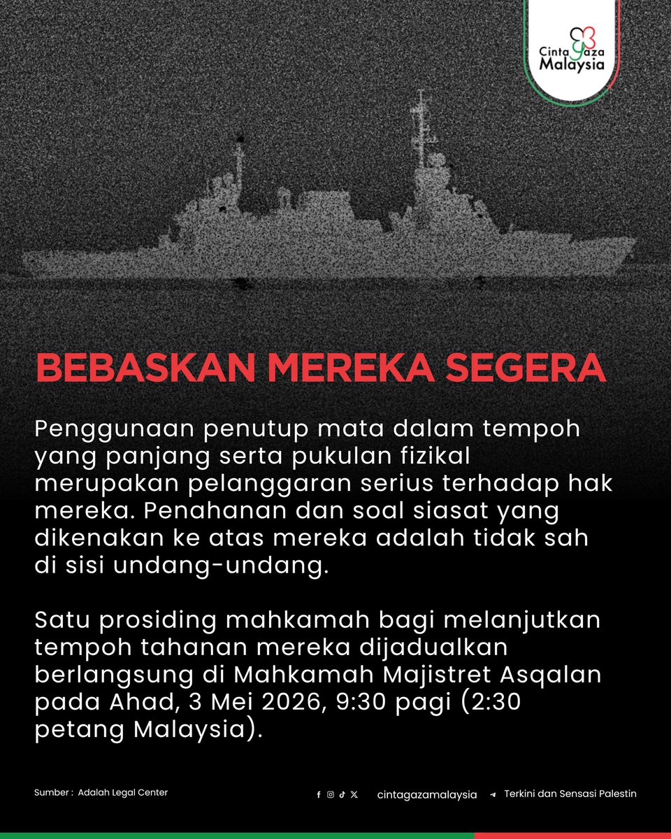 Cinta Gaza Malaysia - CGM tweet media