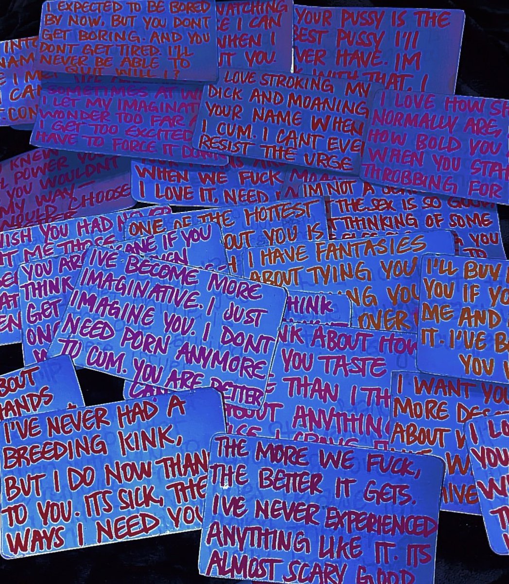firemadeher's tweet image. flash sale

doing over the next 7 days

10 cards from each

their sexual fantasies about you, their inner confessions

10 cards from each - $25

paypal.me/desireforfire1…

comment tipped and your initials 

if you cant comment its closed