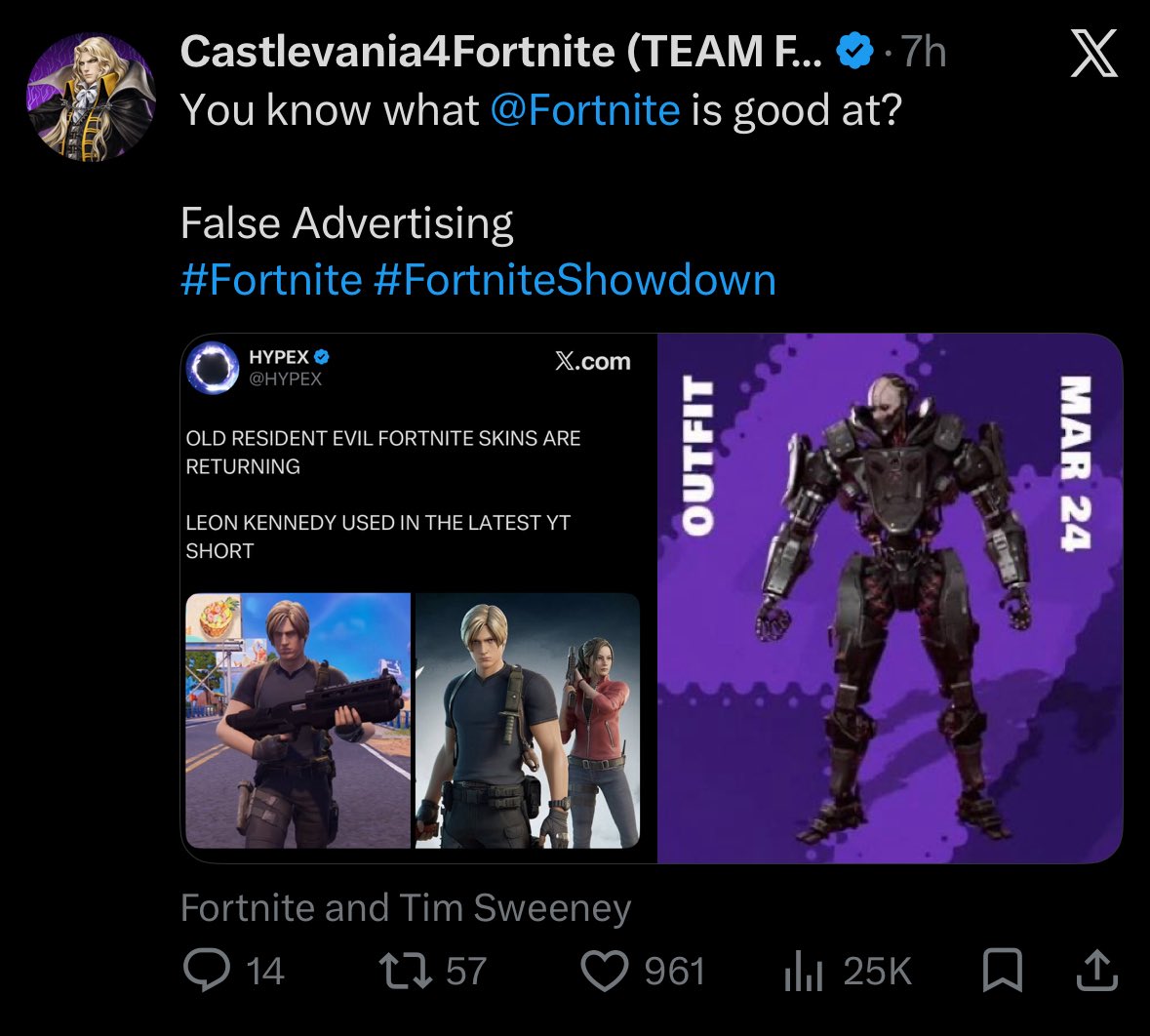 Castlevania4Fortnite (TEAM FOUNDATION) tweet media