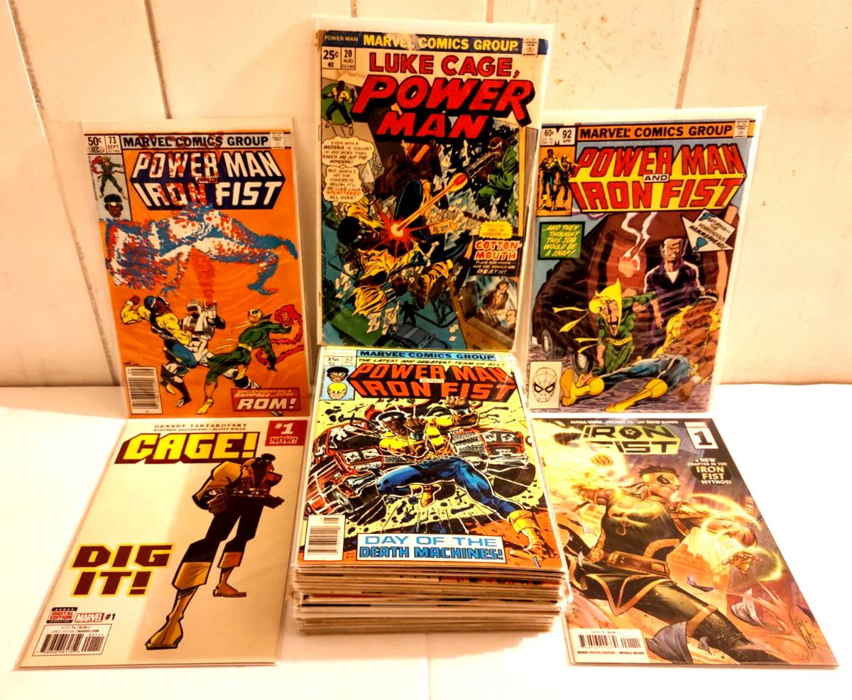 Maxthegood39745's tweet image. 👍Great Back Issue Bundle of 💪Power Man &amp;amp; iron Fist Just Dropped!🔥 #comicbooks #eBaySeller #fyp #maxthegoodguy #mcu #comics4cheap #eBay #comicsforsale #comiccollector Maxthegoodguy | eBay Stores #1 Comic Book Store🐐